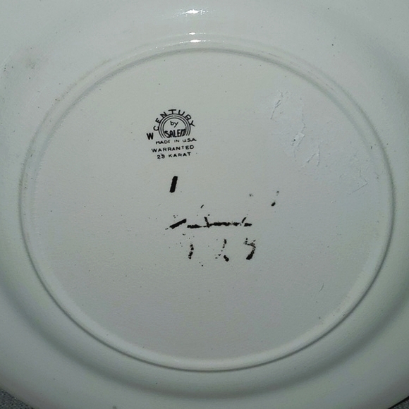 Vtg Century by Salem Godey Ladies Decorative Collector Plate with 23K Gold Trim - Picture 7 of 10